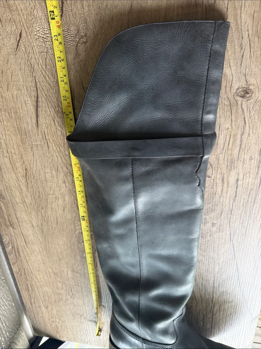 Spirit by Lucchese Women’s Tall Black Leather Riding Boots size 6.5